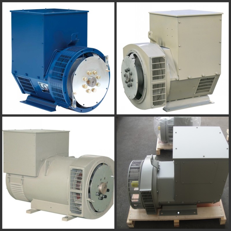 8Kva - 2500Kva 4 Pole Brushless Ac Generator Drip Proof H Insulation Class