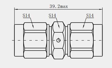 Premium TNC Male to Male RF Coaxial Connector Adapter