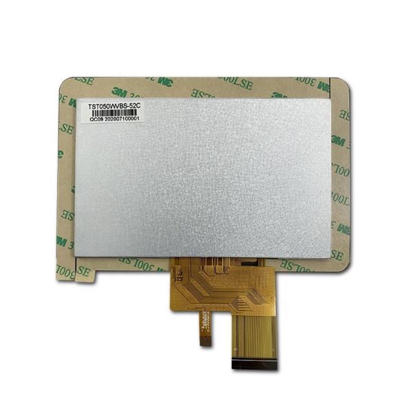 RGB 5 Inch Tft Lcd Display , Tft Capacitive Touchscreen 800x480 Dots