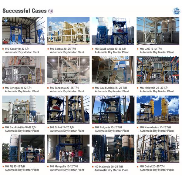 CE Voltage Customized Dry Mix Powder Mortar Mixing Machine Wall Putty Sand Cement Mixer Ceramic Tile Adhesive Manufacturing Plant