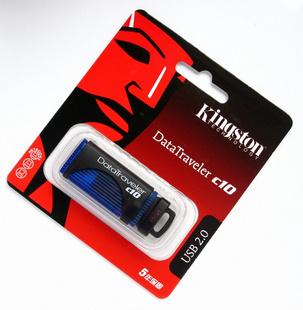 O flash marcado de USB conduz para kingston DTC 10