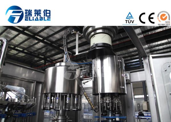 Soda Water Bottling Equiment , Glass Bottle Filling Complete Production Plant