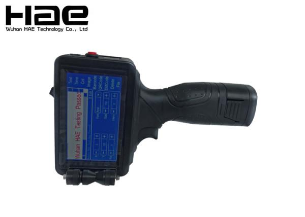 CE Handheld Expiry Date Printer , Batch Coding Inkjet Printer For Bottles Cans