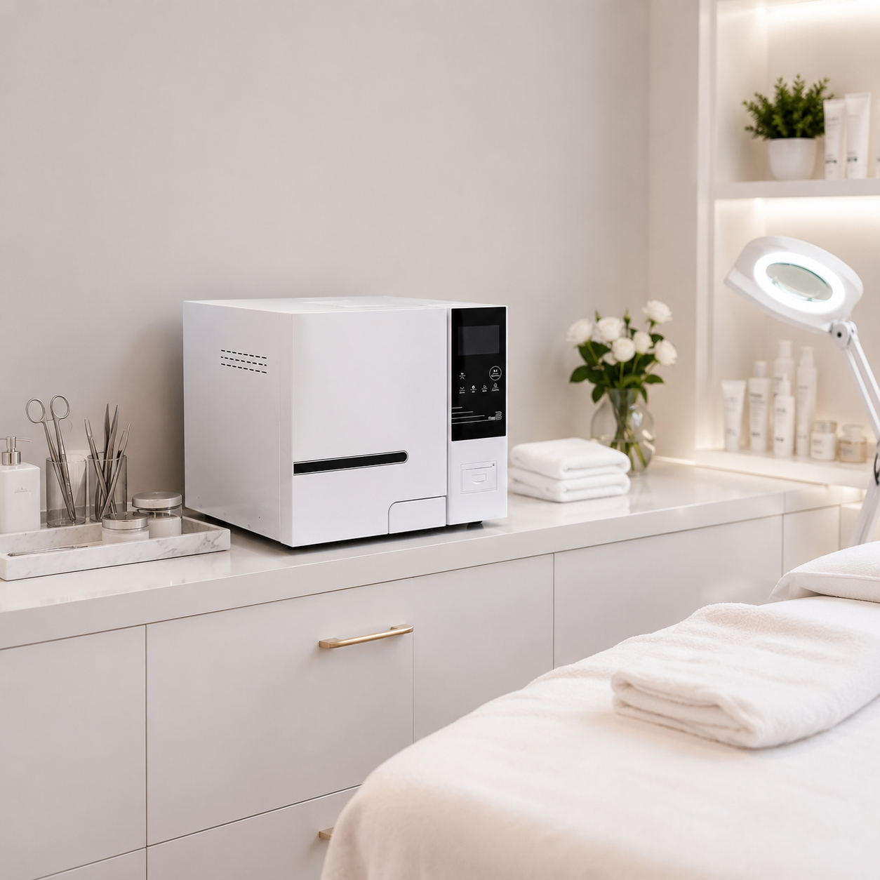Class B Vacuum Steam Sterilizer Bottom-Open Dental Autoclave for Hospital Clinic Laboratory Instrument Sterilization