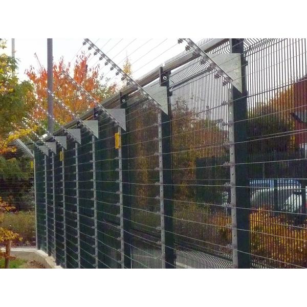High Voltage Alarm Solar 358 Security Electric Wire Fence Anti Climb Equipment System