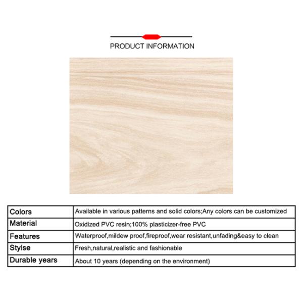 Cherry Wood Grain PVC Decorative Foil 0.12mm For Ceiling And Doors