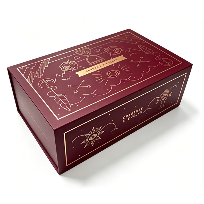Magnetic Closure Custom Collapsible Rigid Boxes For Presentation Packaging