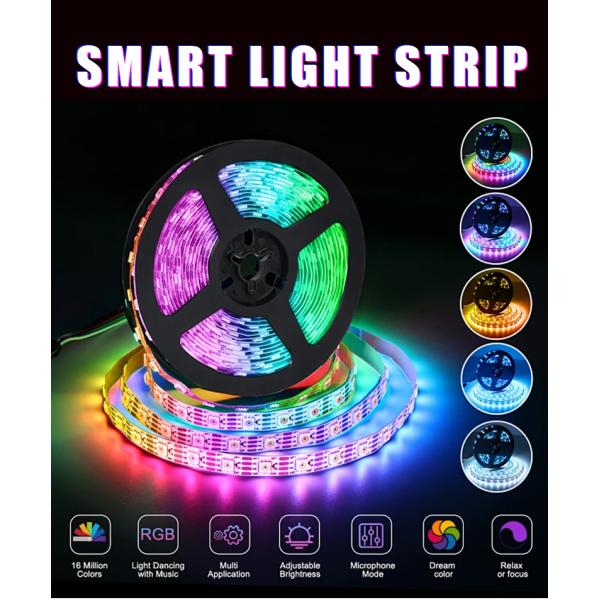 18/30/60 светодиоды SMD5050 светодиодные гибкие световые комплекты с полосой света DC 12V/24V для коммерческого оформления