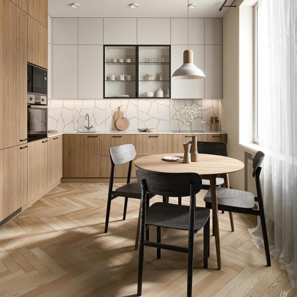 Wall Modern Kitchen Cabinet Villa Designs Simple Custom Luxury Wood Veneer Kitchen Cabinet