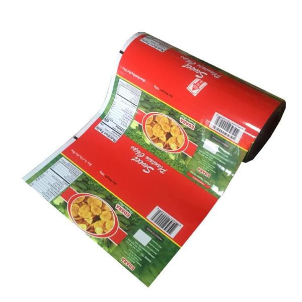 Custom printed potato chips package roll film packaging chips de plantain plantain chips small packaging bags