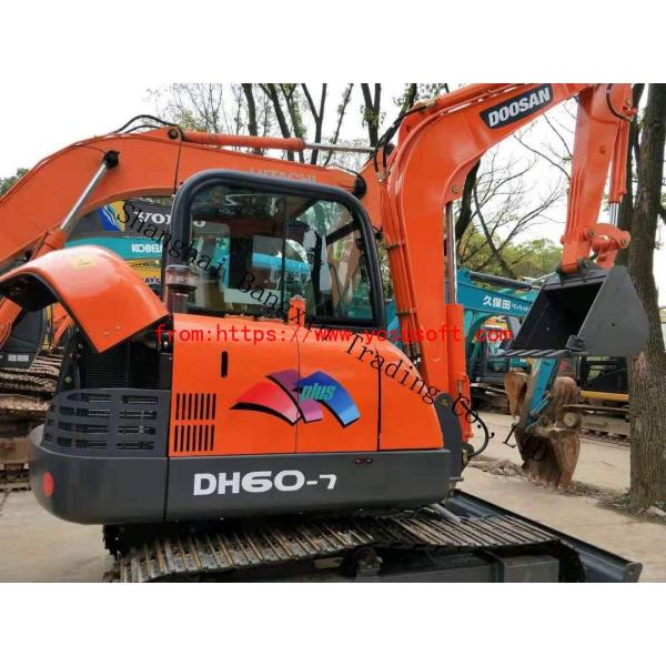 700 working hours used doosan DH55 mini excavator with excellent performance