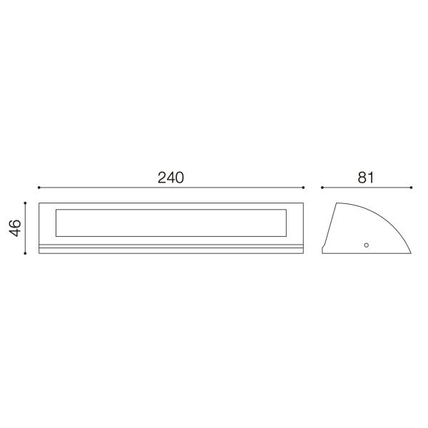 3W 6W 10W SMD LED Wall Light Aluminum AC220V-240V DC12V IP54 Surface Mounted LED Lighting