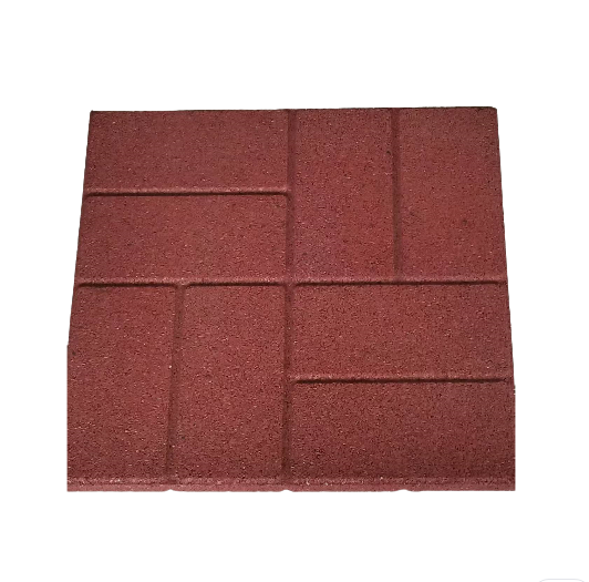 Plancher en caoutchouc polychrome pour salle de sport entrepôt jardin d'enfants