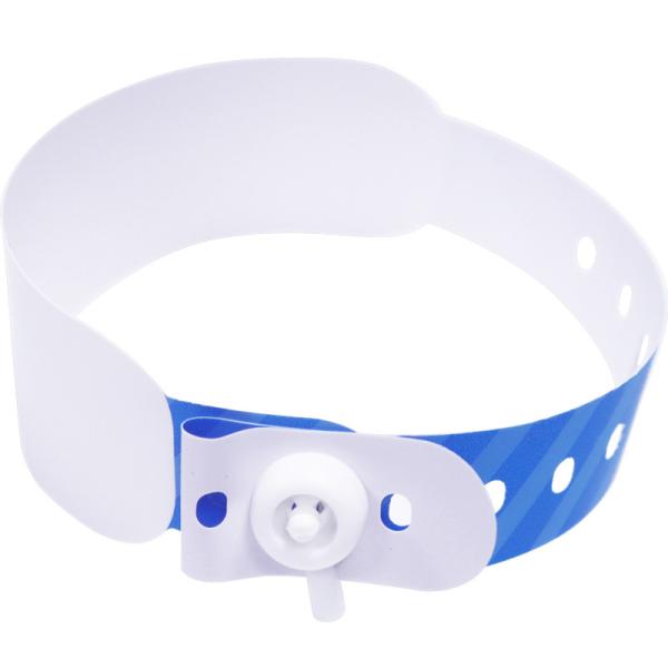 Atacado Pulseiras descartáveis de hospital de identificação de papel impresso com jato de tinta sensível ao calor Pulseiras de identificação do paciente