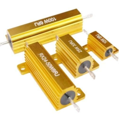 Power Type High Power Resistors Anodized Treatment Gold Filled Aluminium Housed Resistor