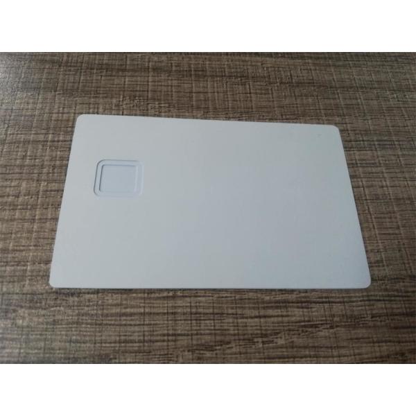 Laser Engraved Matte White 0.8mm Metal Business Cards