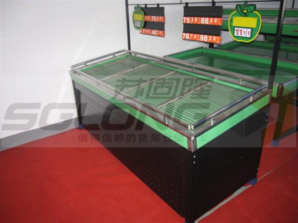 Proteção de corrosão material da cremalheira de exposição do vegetal de fruto do metal plástico