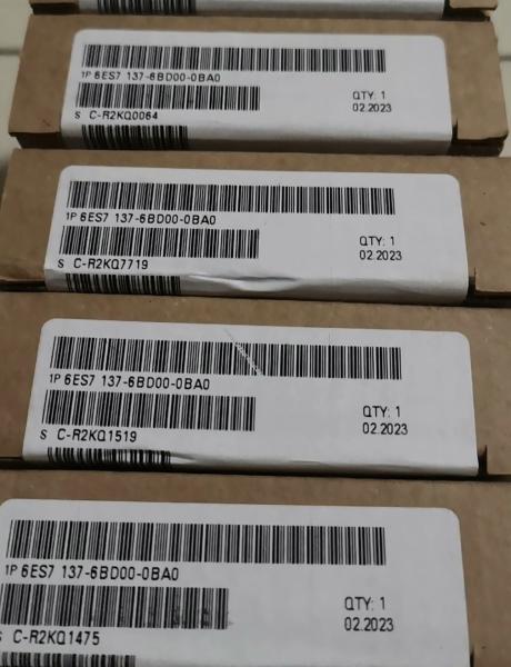6ES7137-6BD00-0BA0 Siemens ET 200SP CM 4 X IO-Link ST Communication Module IO