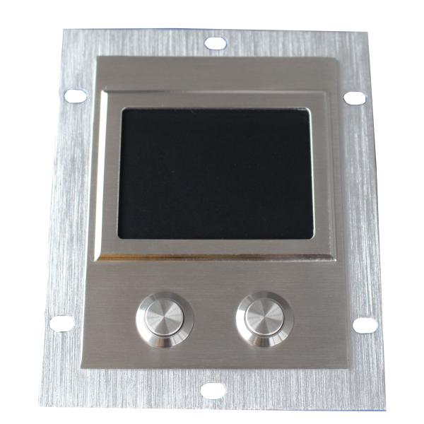 IP65 high sensitive industrial 304 steel touchpad with 2 short stroke key buttons
