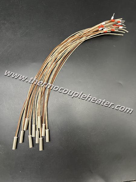 Precision Heating 8x25mm Compact Cartridge Heater With Integrated Thermocouple