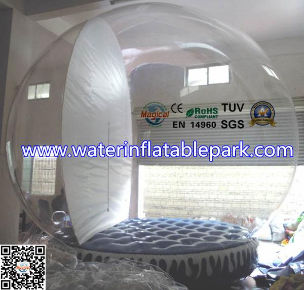 Advertising Large Inflatable Bubble Tent  Outdoor with 2 Tunnels