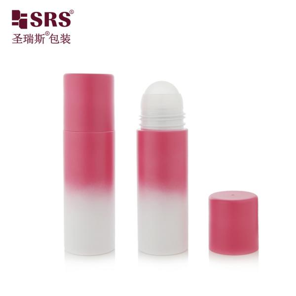 PET43-170ML Empty Round Custom Roller Bottle Frost Coating 170ml Leak Proof