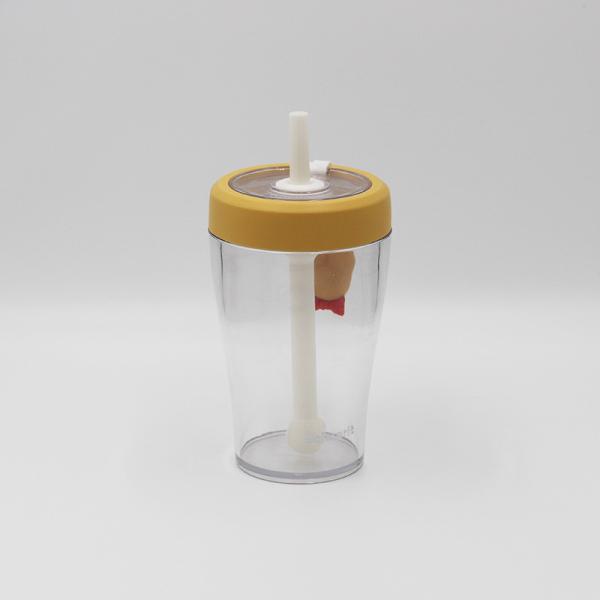 Sustainable Childrens Straw Water Bottle BPA BPS Free Eco Friendly