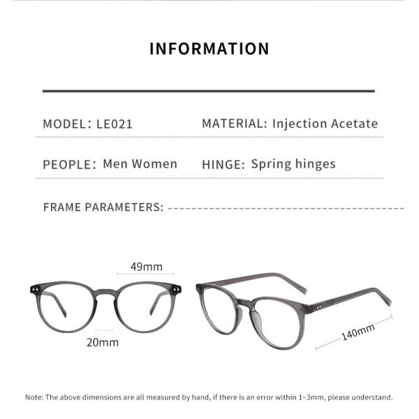 Очки ацетата OEM Handmade обрамляет первоклассные ретро винтажные Очкиes круга