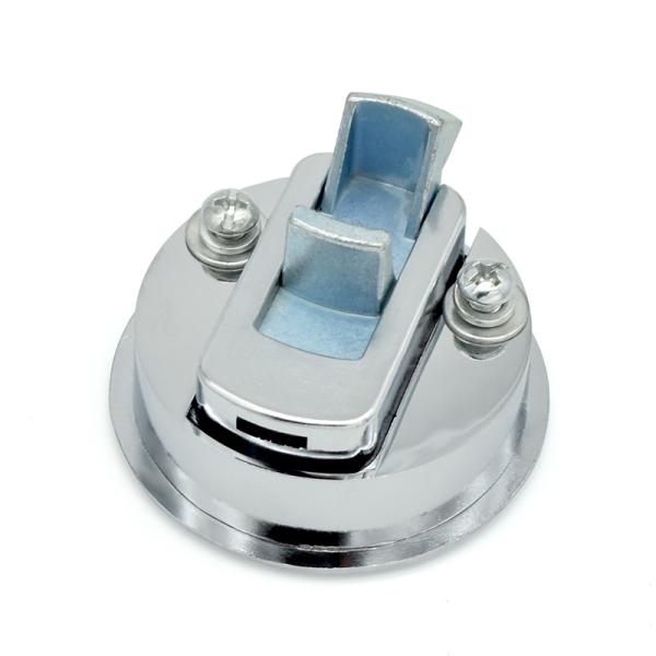 33x61mm Silver Zinc Alloy Flush Mount Slam Latch