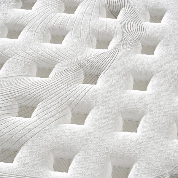 Euro Top Latex Foam 7 Zones Rolled Pocket Spring Mattress King Size