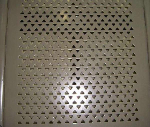Slotted Perforated Aluminum Sheet Metal Screen 0.3mm - 1.2mm Thickness