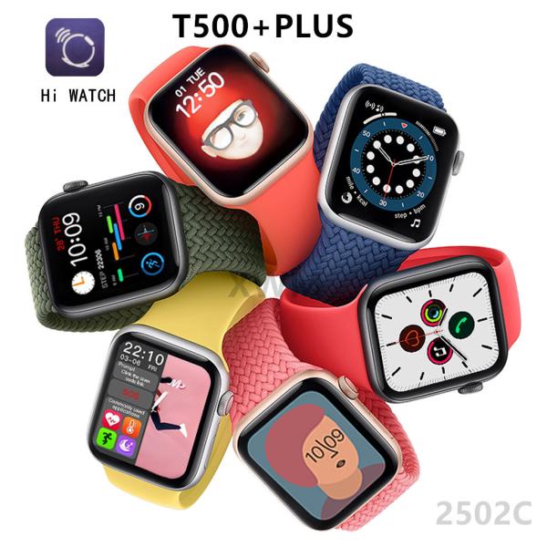 BT4.0 1.75 Inch Call Function Smart Watch T500 Plus 230mAh For Android