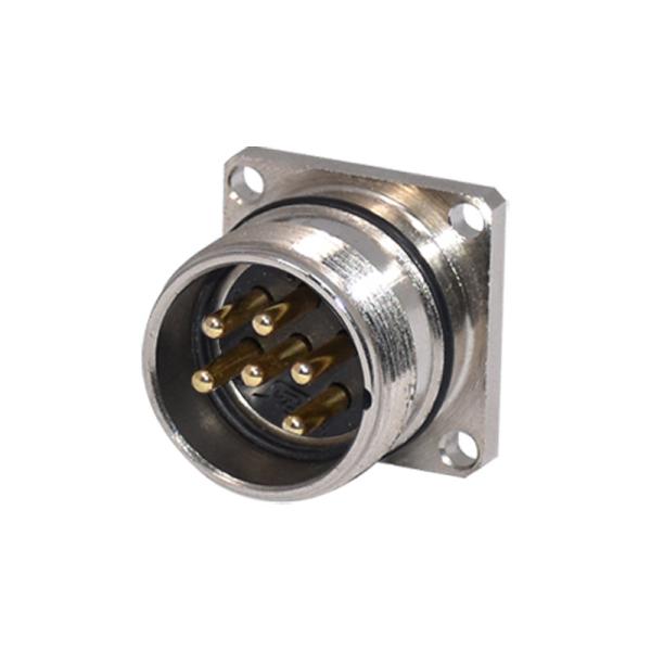 Tomada masculina do metal da montagem do painel do poder do conector de Rohs M23 ao conector fêmea do conjunto