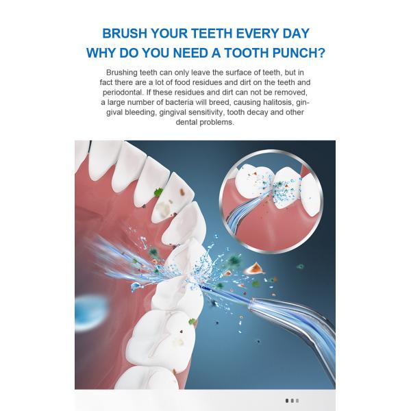 Уборщика зубов Flosser воды домочадца DC 5V бесшнурового облегченный