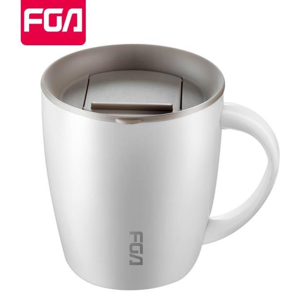 Custom Color Double Wall Thermal Stainless Steel Coffee Mugs 380ml Insulated Coffee Travel Cup With Handle Elegant Design Good Heat Insulation