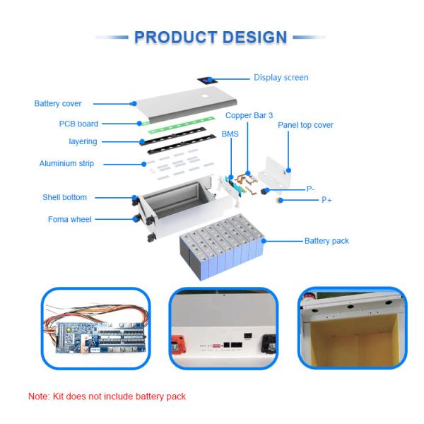 Mason 280L Seplos DIY Kit Suit 280Ah 304ah 302Ah Клетки из стальной стойки