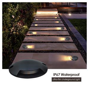 Led Underground Lights Pure Aluminum 6063 IP67 Waterproof SMD 2835 Warm White For Outdoor Pathway