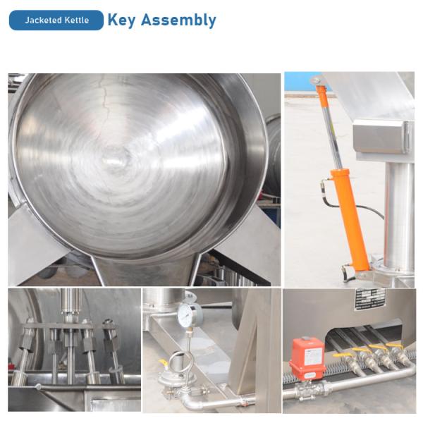 300L Automatic Planetary Stirring Pot/Cooking Mixer/Jacketed Kettle with Heating Options