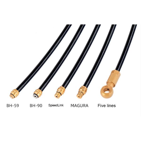 Aluminum Alloy Multifunction Bike Oil Needle Insertion Tool Five-Line Body Truncation
