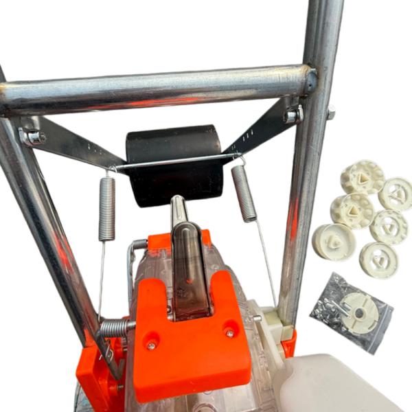 Manual Seeder Machine Portable Row Sower Lightweight For Greenhouse Garden Use