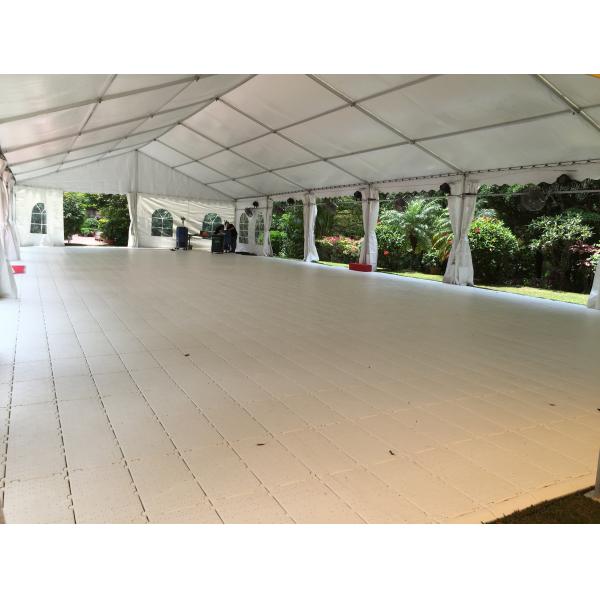 Heavy Duty 60 Tons/sqm Load Capacity Anti-slip Portable Event Flooring with 5 Years Warranty for Turf Protection and Tent Flooring
