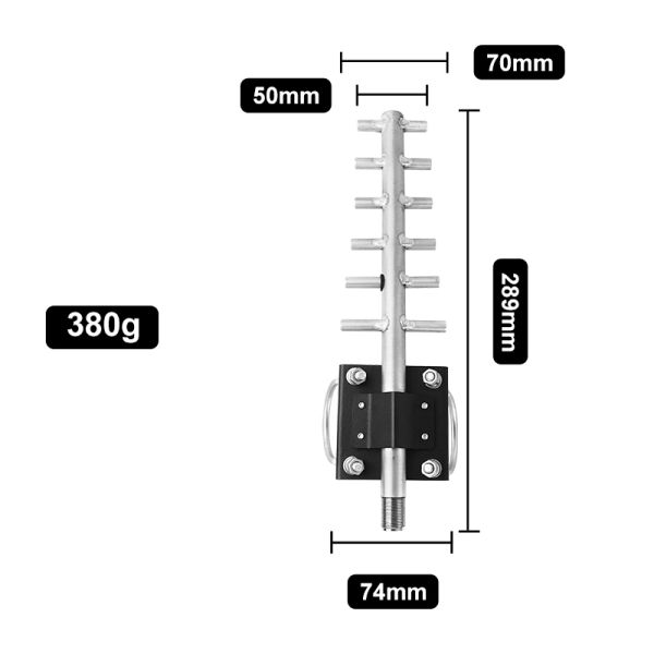 100W wifi 2.4ghz long distance directional Yagi commnication antenna