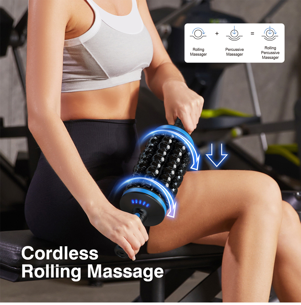 Electrical Foot Leg Head Back Neck Knee Shoulder Facial Roller Massager Pain Relief Body Massage Tool