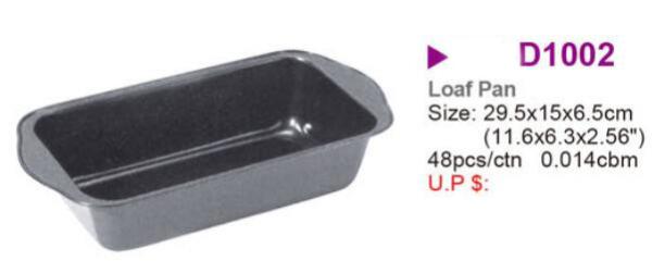 New designed wholesales Promotional Hot Selling Carbon Steel Non stick baking pan bread loaf pans