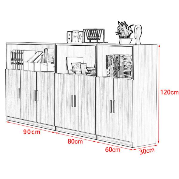 Офисный двухдверный шкаф с современным дизайном и 30% депозит 70% остаток