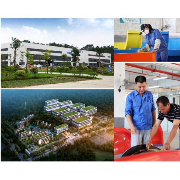 Commercial Trumpet Fiberglass Water Slides For Families / Water Amusement Park Rides