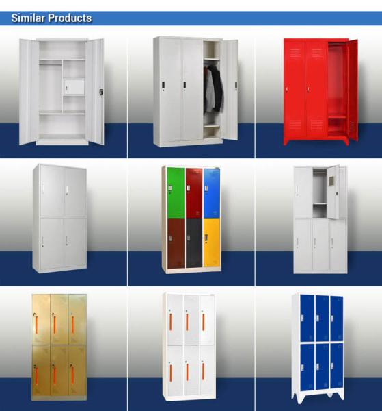 Flat Packing 0.157 CBM W900mm Metal Staff Lockers
