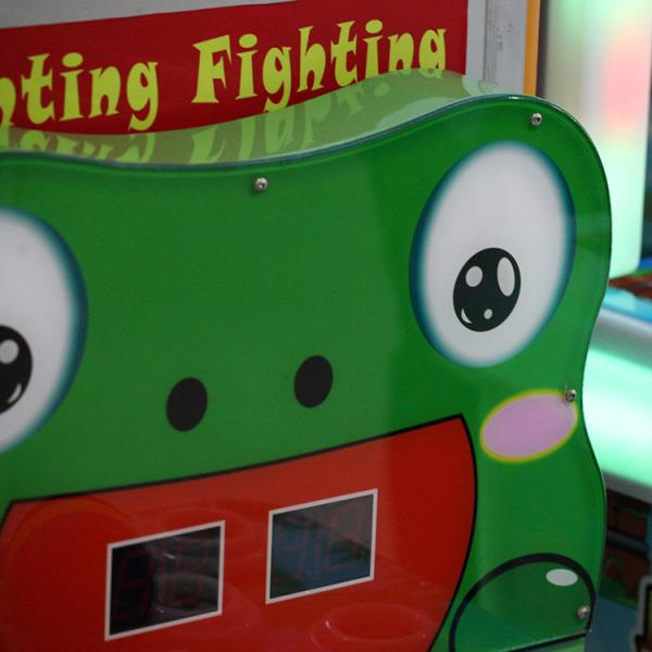 Plastic Material Video Arcade Machine , Frog Hammer Arcade Game Machine