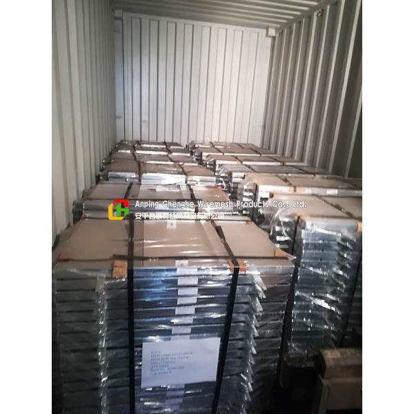 Paper Mill Floor Mesh Grating , Serrated Galvanised Steel Mesh Flooring