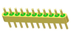 11 Pins Glass To Metal Seal Connectors DC Hermetic Header Gold Wire Bonding Surface